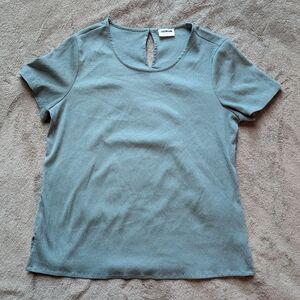 Women's Noisy May Shirt In Teal, Size XS